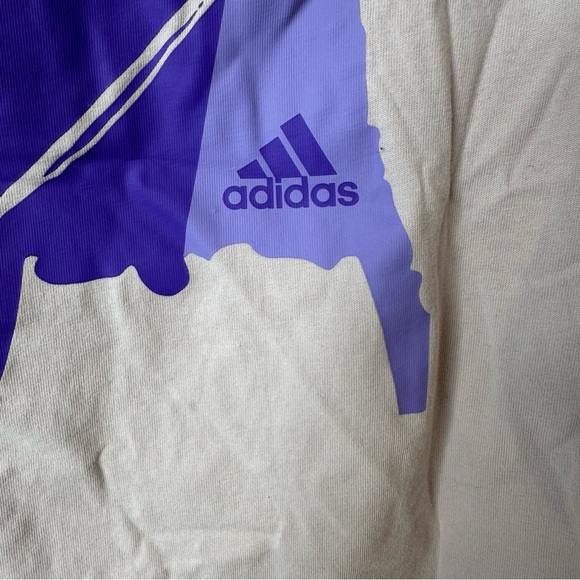 adidas U Co G T Funny Printing Sports Round Neck Short Sleeve Pink T-Shirt - Picture 5 of 12